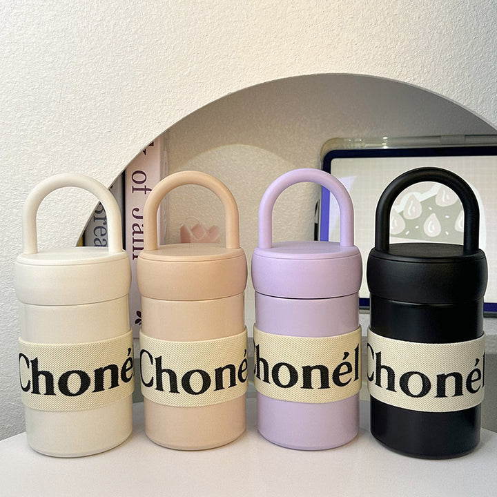 Ladies Insulated Water Bottle with Ergonomic Carrying Handle Bowlift