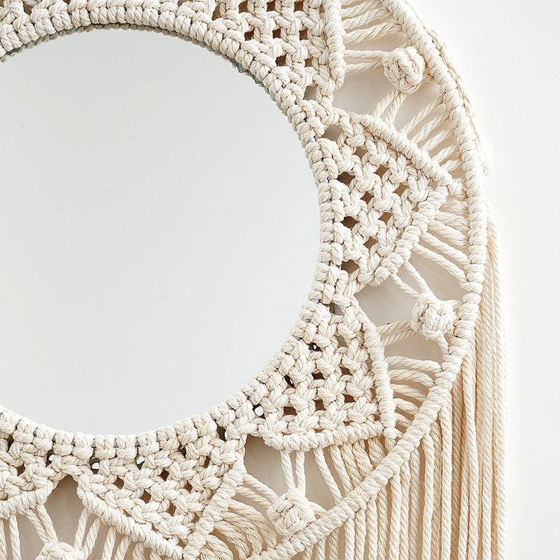 Bohemian Macramé Hanging Mirror Bowlift