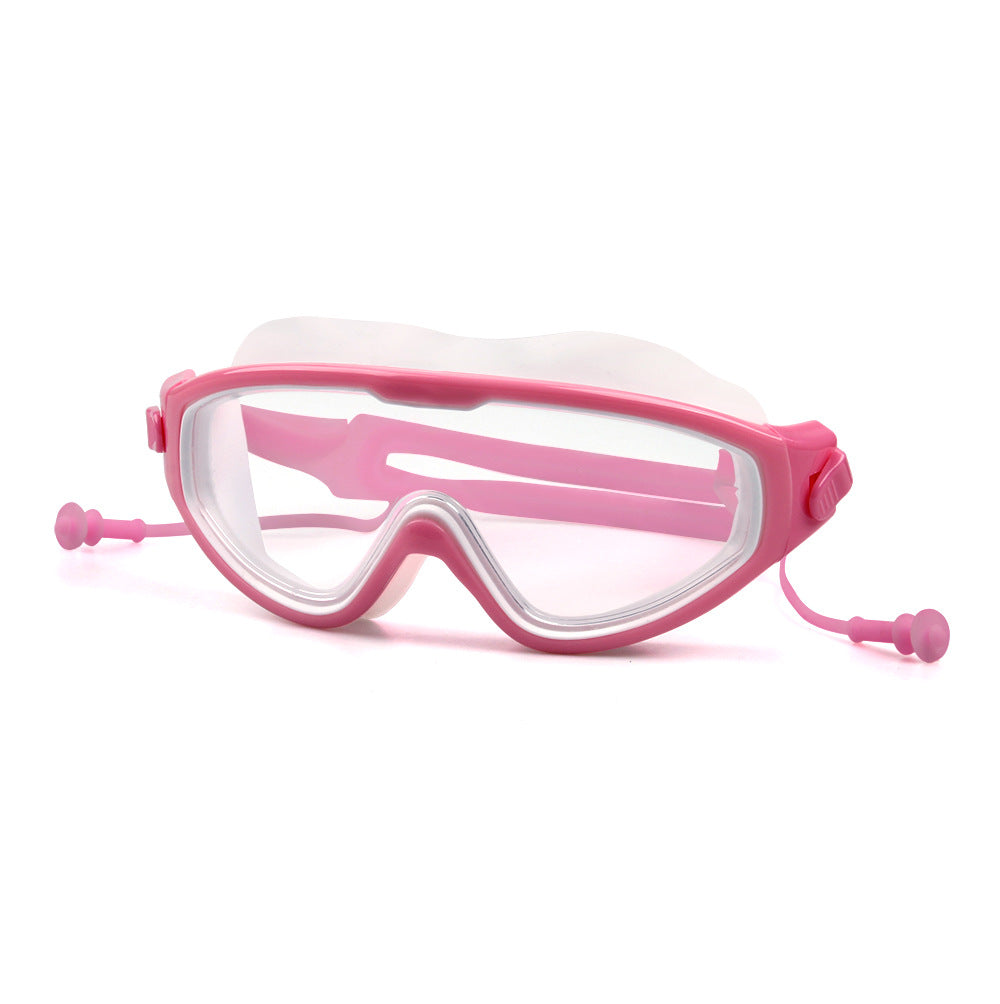 Waterproof swimming goggles with adjustable nose piece Bowlift