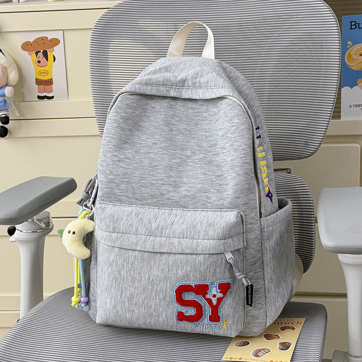 Casual Embroidered Backpack