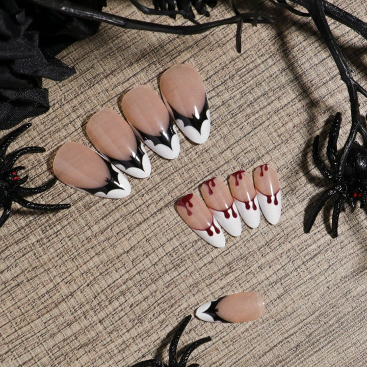 Artistic Gothic Press-On Nails Bowlift