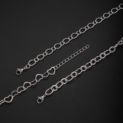 Interlaced Metal Link Bracelet Bowlift