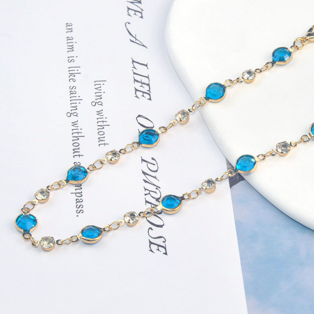 Elegant Stone Rhinestone Necklace Bowlift