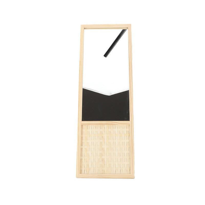 Decorative Wall Mirror Made of Rattan Bowlift