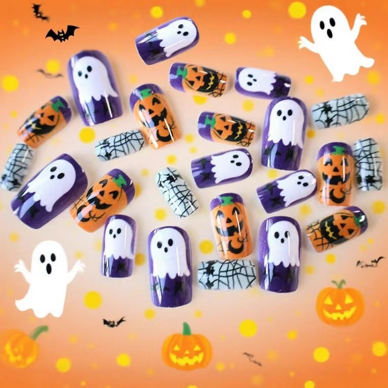 Halloween Artificial Nail Set Bowlift