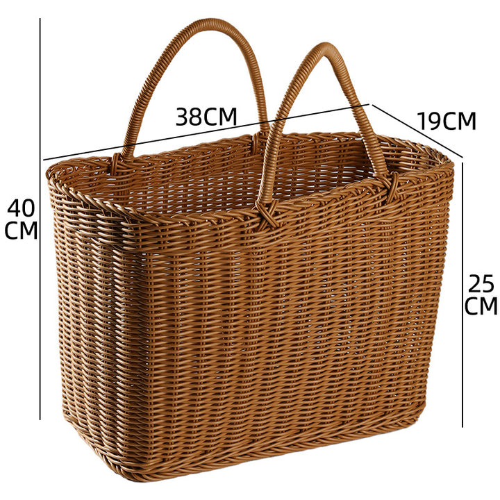 Unisex Large Storage Basket made of Woven Material Bowlift