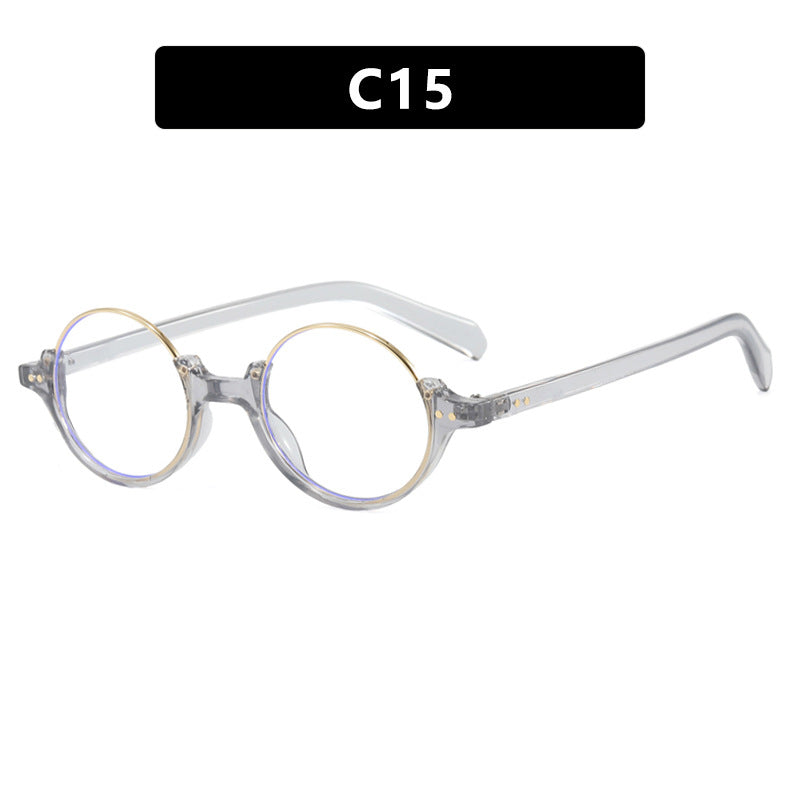 Women's round sunglasses with elegant plastic frame Bowlift