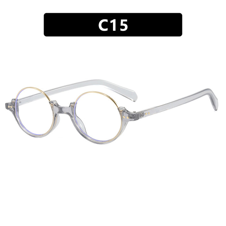 Women's round sunglasses with elegant plastic frame Bowlift