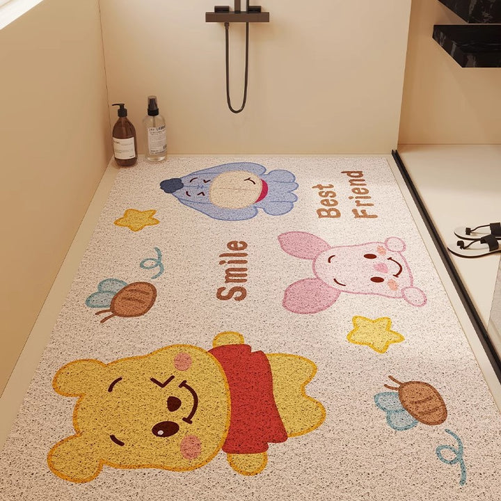 Playful Animal Themed Memory Foam Mat Bowlift