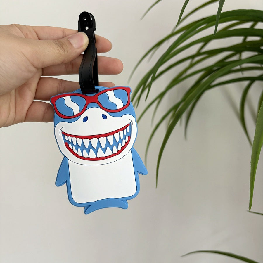 Shark Character Luggage Tag Bowlift