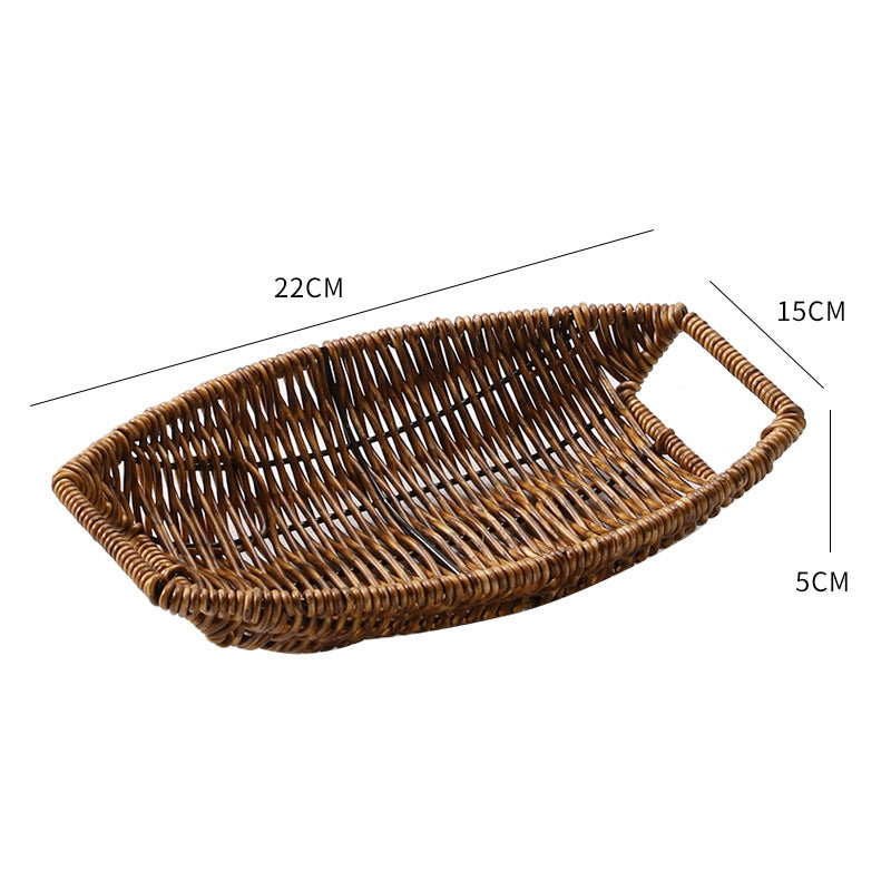 Decorative Handwoven Serving Tray Bowlift