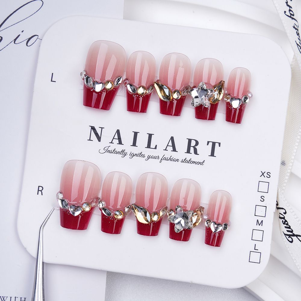 Creative Thematic Press-On Nail Set Bowlift