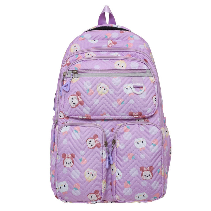 Fun Character Design Quilted Backpack Bowlift