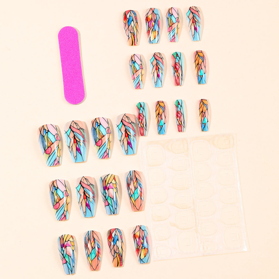 Artistic Stained Glass Nail Art Kit Bowlift