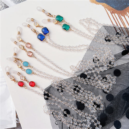 Stylish Beaded Eyewear Chain Bowlift