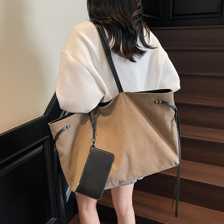 Spacious Canvas Tote Bag Bowlift