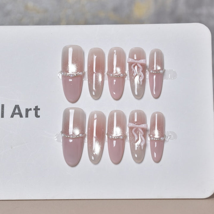 Decorative Animal Print Press-On Nail Set Bowlift