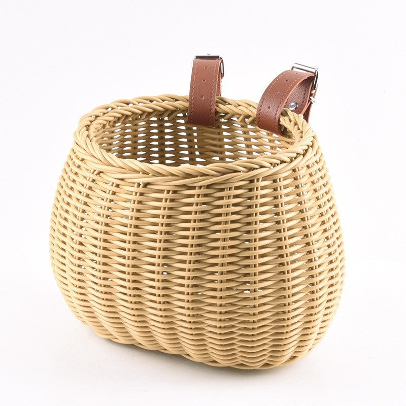 Handwoven Bicycle Storage Basket Bowlift