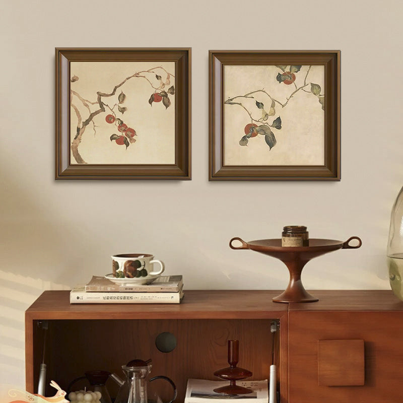 Framed Vintage Botanical Wall Art