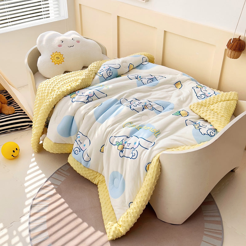 Girls cuddly blanket with versatile animal motif Bowlift
