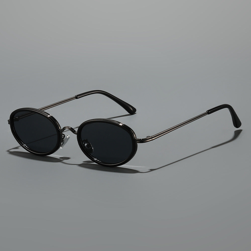 Women's fashionable sunglasses with high-quality frame and round lenses Bowlift