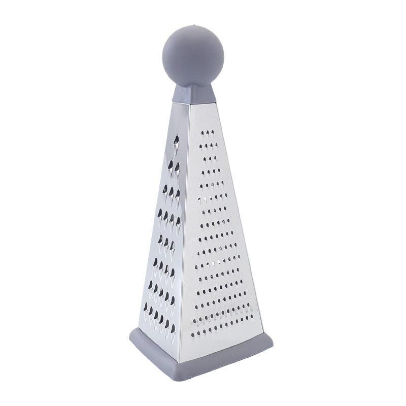 Versatile stainless steel grater with ergonomic handle Bowlift