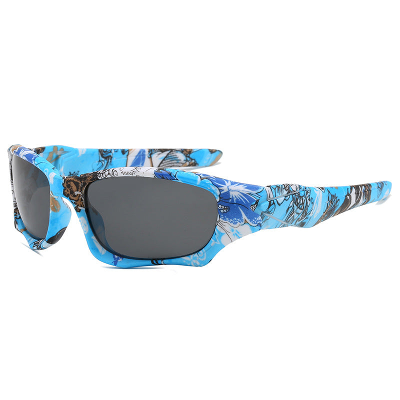 Performance Wraparound Polarized Sunglasses with UV Protection Bowlift