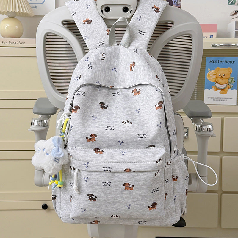 Cute Dog-Themed Backpack