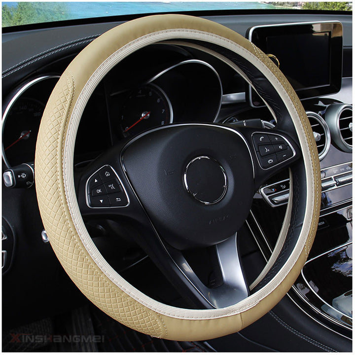 Unisex nan breathable non-slip textured steering wheel cover universal fit Bowlift