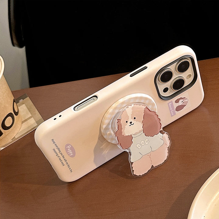 Kawaii Dog Design Sticker Bowlift