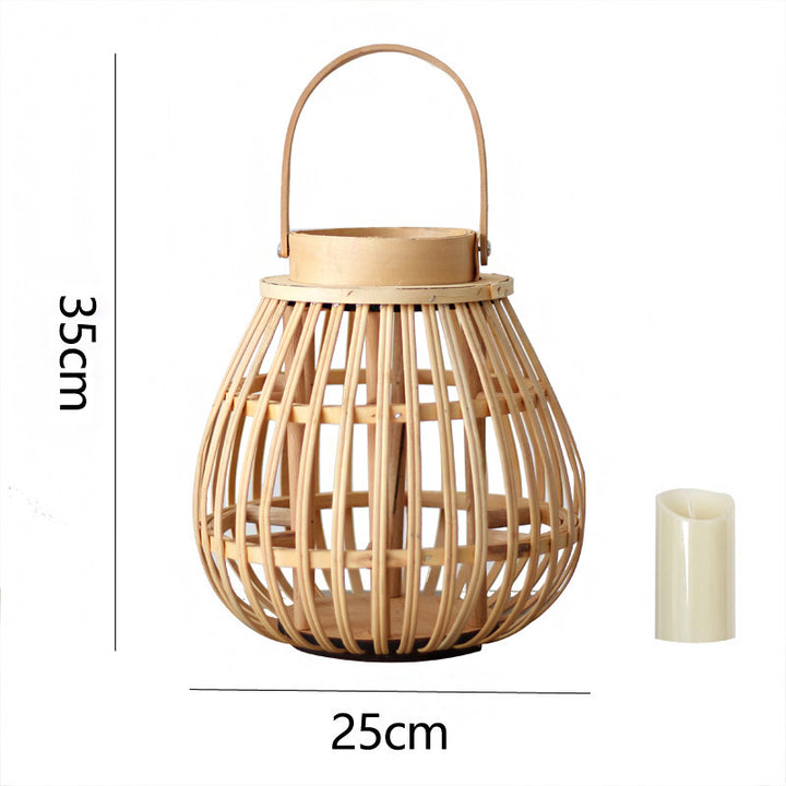 Handmade Rattan Lantern Bowlift