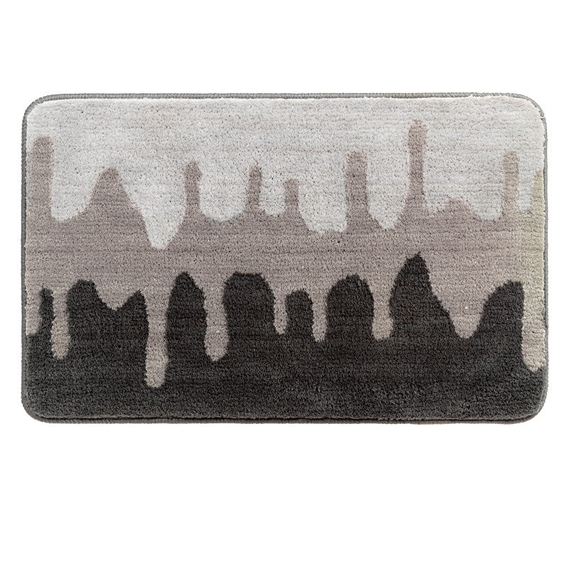 Plush Textured Bath Mat Bowlift