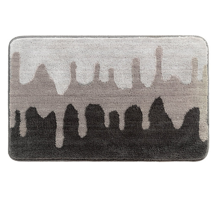 Plush Textured Bath Mat Bowlift