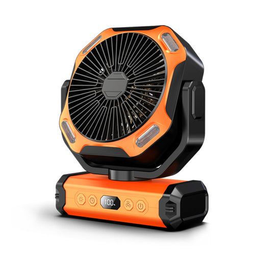 Ladies portable battery table fan with LED strip and smart control Bowlift