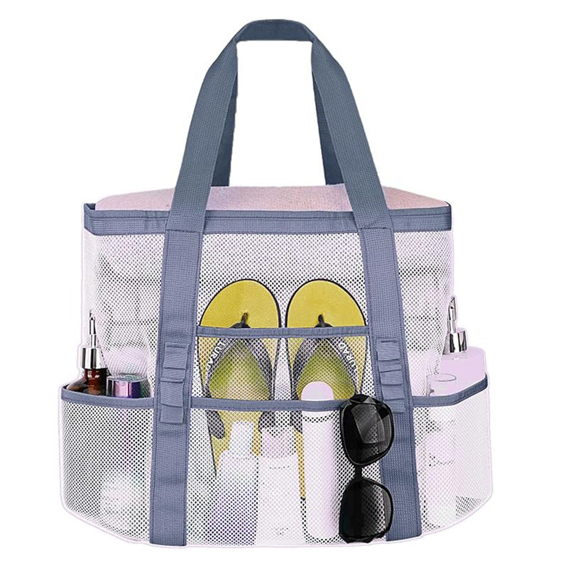 Practical Beach Tote Bag Made of Breathable Mesh Material Bowlift
