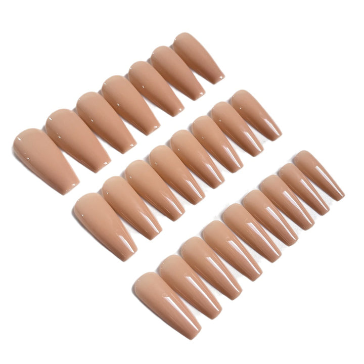 Elegant Glossy Nail Extensions Bowlift