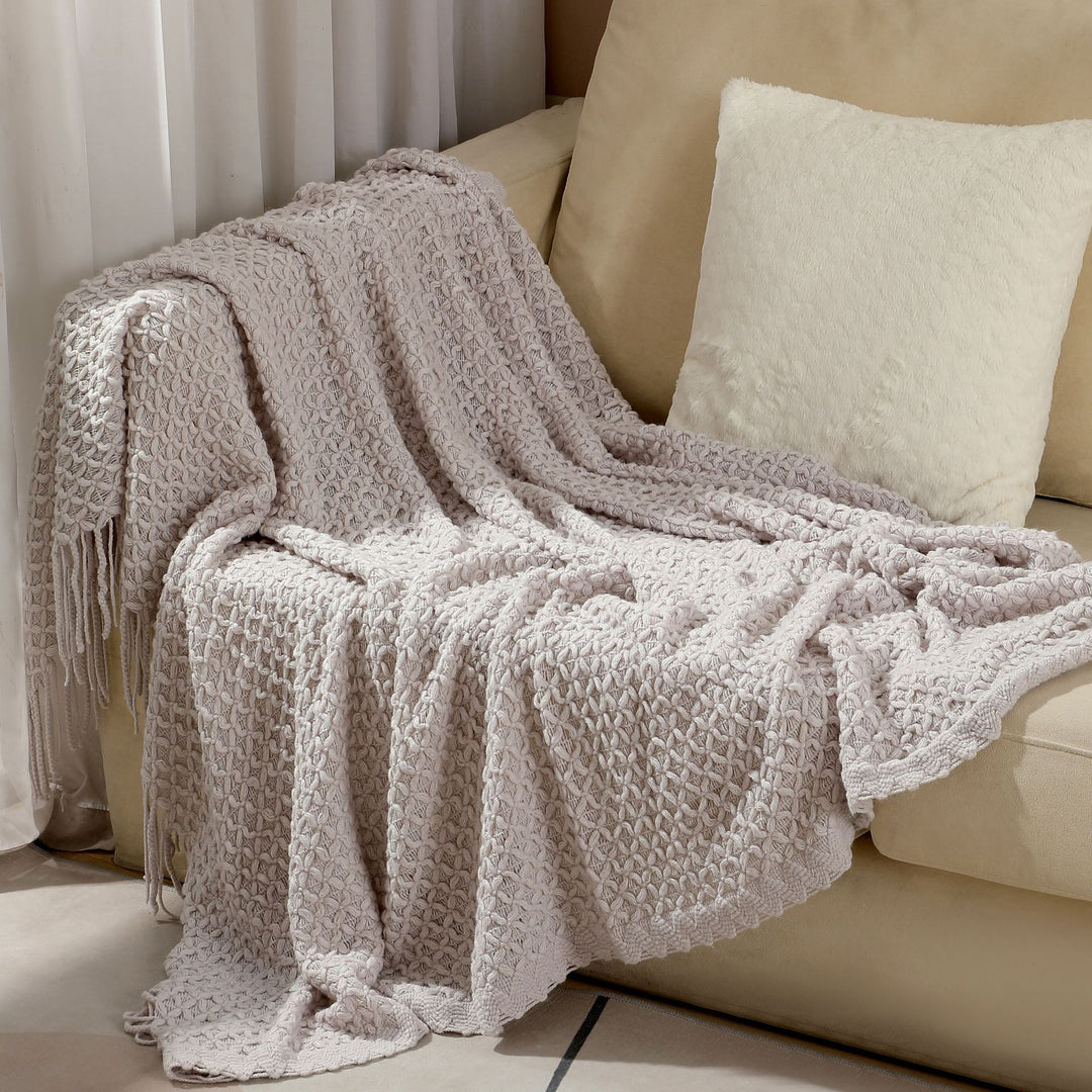 Decorative Woven Throw Blanket