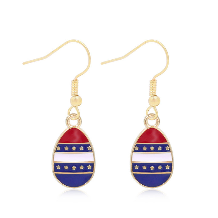 Women's long multi-layer star drop earrings with crystal embellishments and rhodium-plated alloy Bowlift