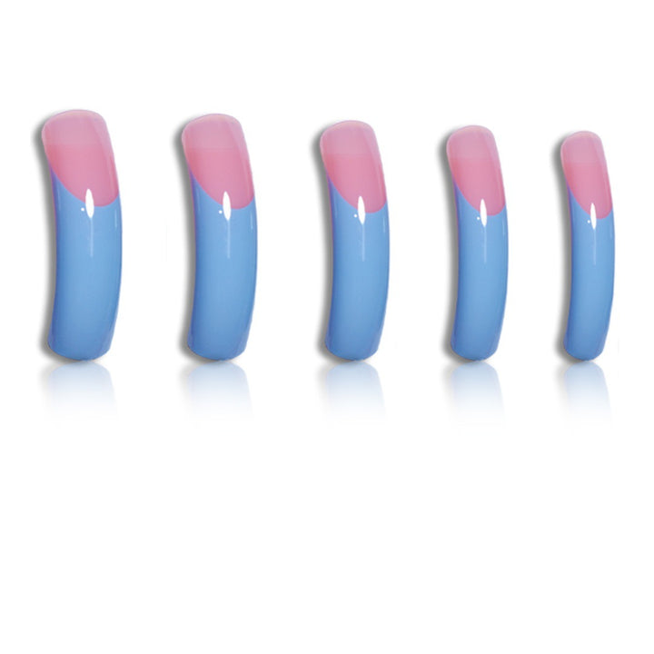 Stylish Long Press-On Nail Extensions Bowlift