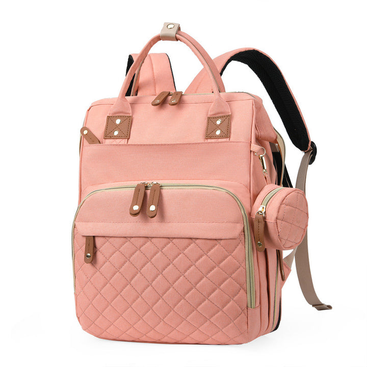 Versatile Multi-Pocket Quilted Backpack Bowlift