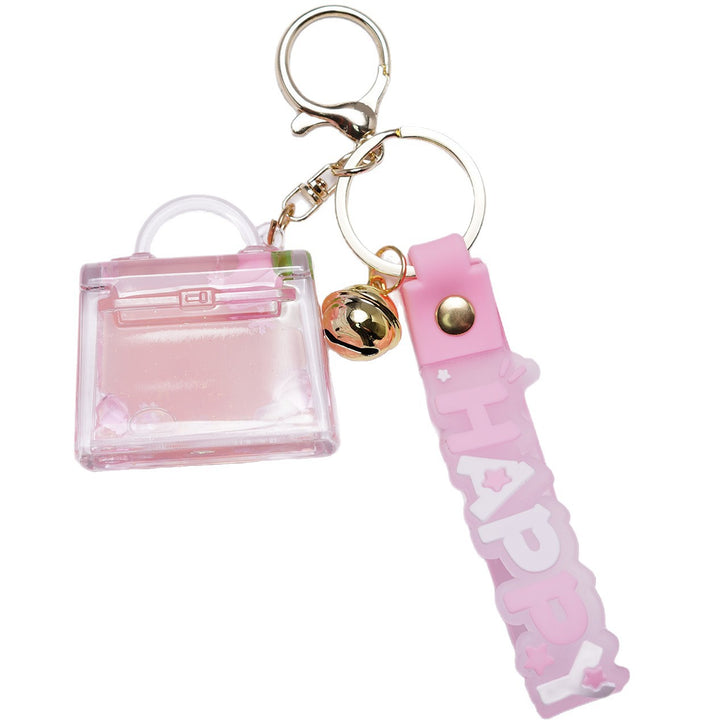 Ladies Creative Keychain with Heart Motif Bowlift