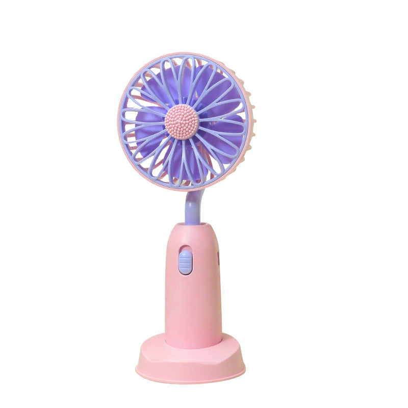 Women's Portable Hand Fan with Gentle Rotation Function Bowlift