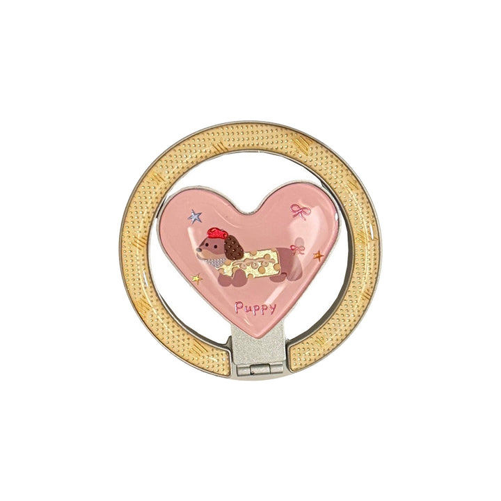Heart-shaped hand mirror Bowlift