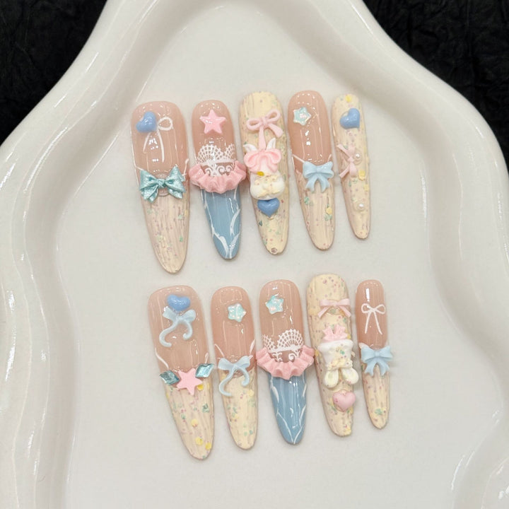 3D Decorative Press-On Nails Bowlift