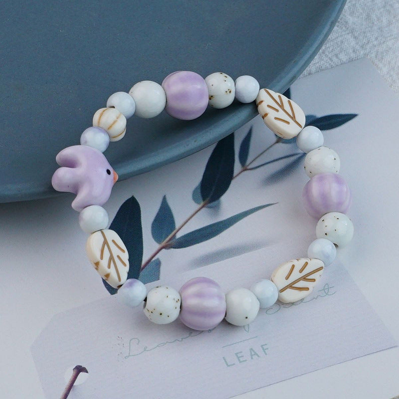 Heart-Shaped Beaded Bracelet Bowlift
