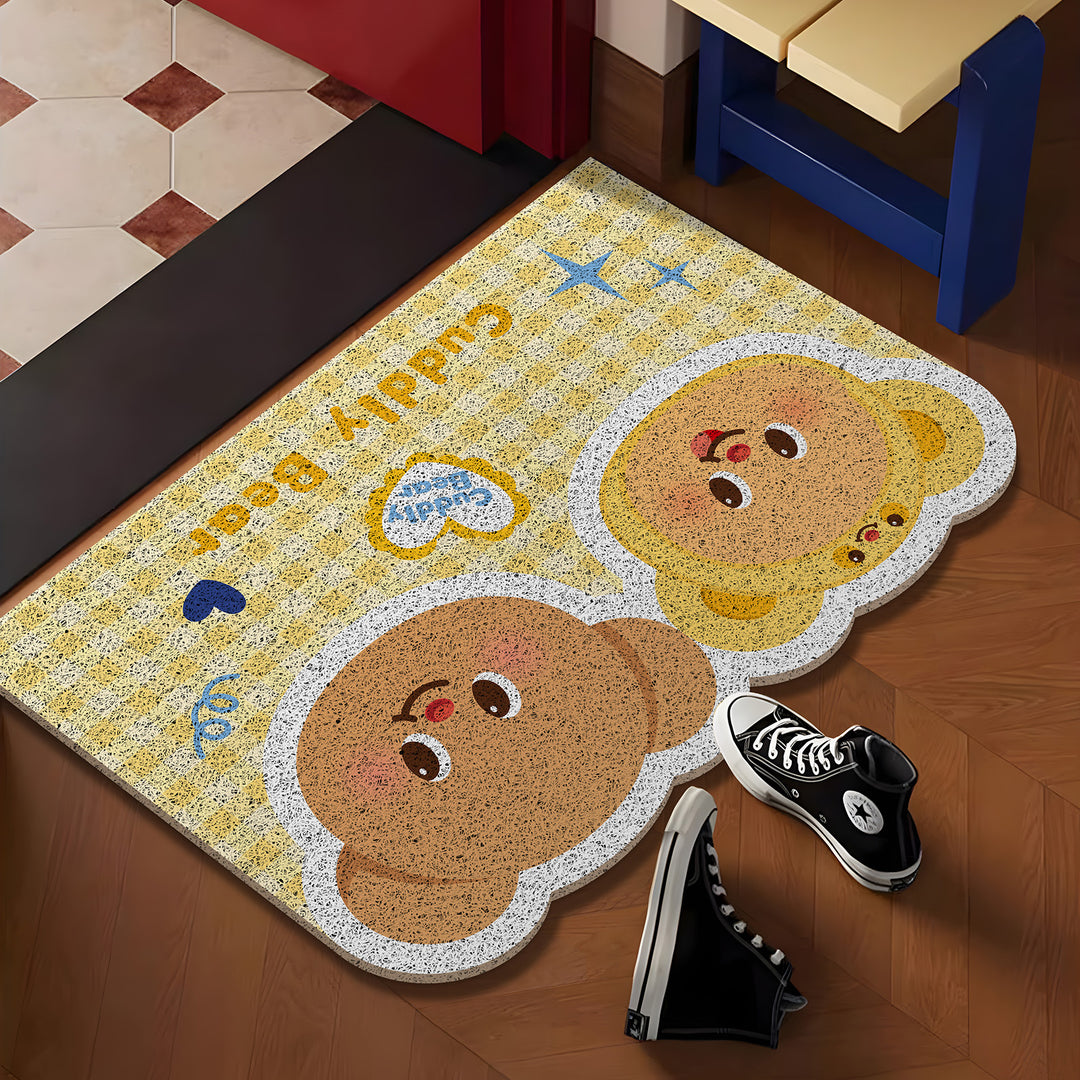 Cuddly Bear-Themed Indoor Area Mat Bowlift