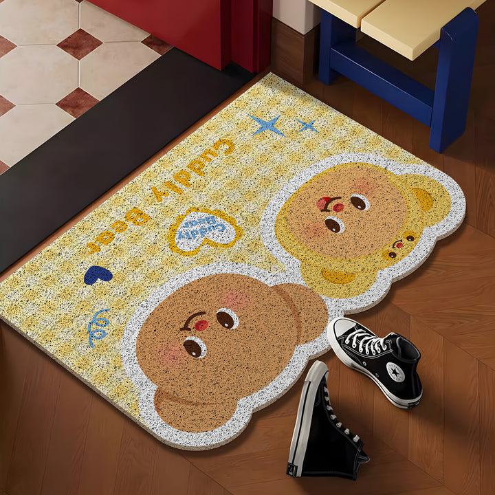 Cuddly Bear-Themed Indoor Area Mat Bowlift