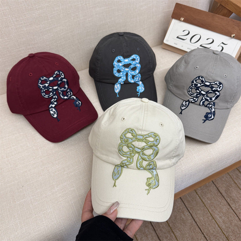 Women's Embroidered Graphic Baseball Cap Bowlift