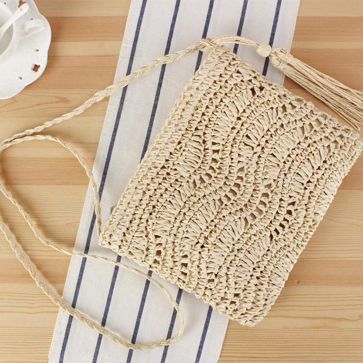 Handmade shoulder bag with elegant pattern mix Bowlift