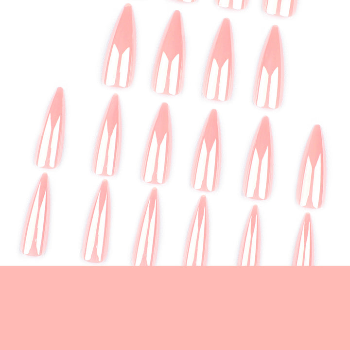 Artful Stiletto Nails with High Gloss Finish Bowlift